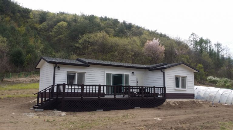 주거용 이동식 주택 3.6mx8m + 3.6mx6m=15평 
